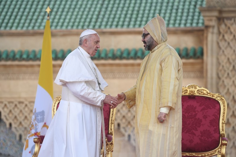 البابا يتطلع لاستقبال الملك محمد السادس