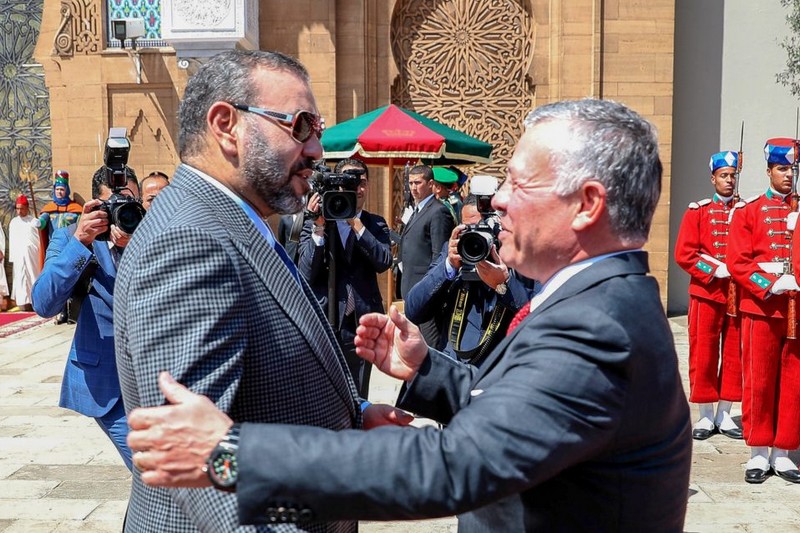 الملك محمد السادس يهنئ عاهل الأردن